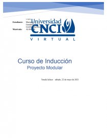 Curso de Inducción Proyecto Modular - Documentos de Investigación -  MARIAZELcarrillo