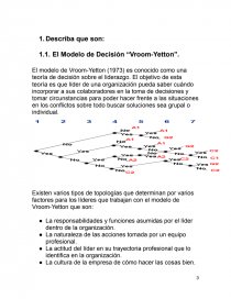 Alta Dirección y Liderazgo, modelo de Vroom-Yetton - Tareas - Mr Papu  Chingon