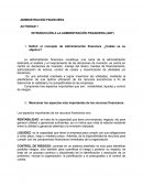 INTRODUCCIÓN A LA ADMINISTRACIÓN FINANCIERA (ADF)