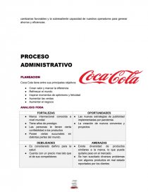 Estructura y proceso administrativo COCA COLA - Apuntes - 231320