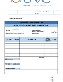 MANUAL DE PROCEDIMIENTOS DEL DEPARTAMENTO DE COMPRAS CAFETERÍA “DONDE  QUIERAS” - Trabajos - jehu_9427