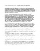 Ensayo de lectura capítulo 8 – Acuerdos comerciales regionales