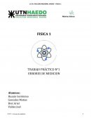 TRABAJO PRÁCTICO N°1 ERRORES DE MEDICION