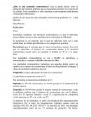 Genetica.¿Qué es una anomalía cromosómica?