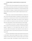 LA COMIDA CHATARRA Y SU IMPACTO NEGATIVO EN LA CALIDAD DE VIDA