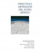 SÍNTESIS ÁCIDO BÓRICO