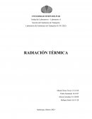 Radiación térmica