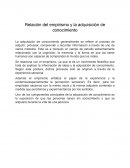 Relación del empirismo y la adquisición de conocimiento