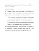 ¿Hasta qué punto los medios sociales afectan a las personas en la forma en la que son percibidas?