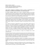 Estrategias de aprendizaje. Generación y transferencia de conocimiento