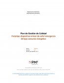 Plan de Gestión de Calidad