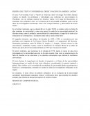 Reseña sobre la Universidad, crisis y Nación en América Latina