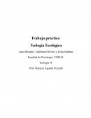 Trabajo práctico. Teología ecológica