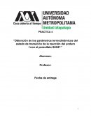 Obtención de los parámetros termodinámicos del estado de transición de la reacción del yoduro