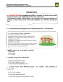 Programa de Integración/Lengua y Literatura. Argumentación