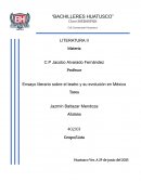 Ensayo literario sobre el teatro y su evolución en México