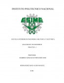 Análisis de transitorios, práctica