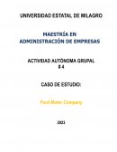 Caso de estudio: Ford Motor Company