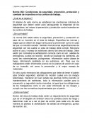 Condiciones de seguridad, prevención, protección y combate de incendios en los centros de trabajo