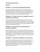 10 Principios de la Economía. Resumen