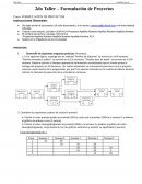 2do Taller - Formulación de Proyectos