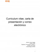 Curriculum Vitae, carta de presentación y correo electrónico