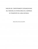 Análisis de transporte de larga distancia