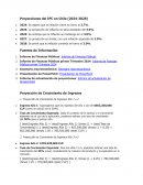 Proyecciones del IPC en Chile