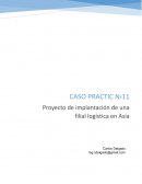 Caso práctico Nª11. Proyecto de implantación de una filial logística en Asia