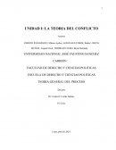 El proceso. La teoría del conflicto