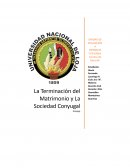 La terminación del matrimonio y sociedad conyugal en el Ecuador