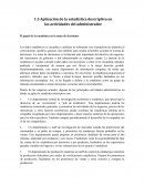 El papel de la estadística en la toma de decisiones