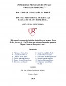 Efecto del consumo de bebidas alcohólicas en la salud física de los jóvenes de 18 a 25 años