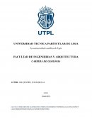 Resumen de la zona del perfil en donde contenga la evolución y las formaciones involucradas descritas
