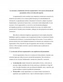 La estructura y fundamentos del texto argumentativo: claves para la formación del pensamiento crítico en la educación superior